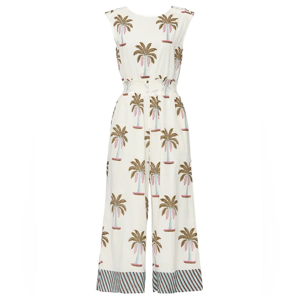 Roller Rabbit Morjim Palm Emanelle Jumpsuit - Picture 10 of 11